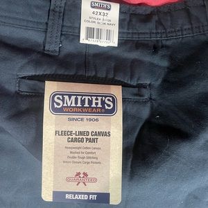 Smiths fleece lined cargo pants
